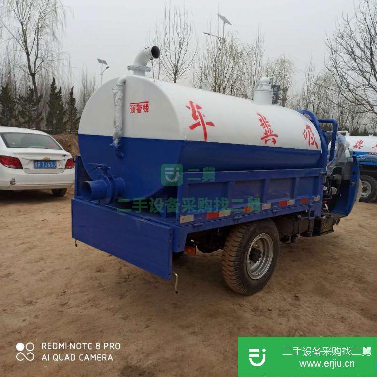 山東出售二手農用三輪吸糞車