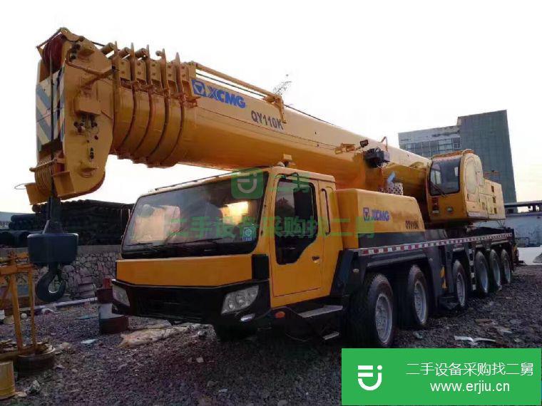 上海出售二手8成新徐工QY110K汽車起重機