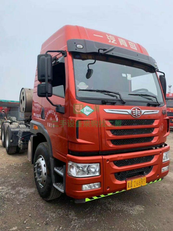 河北出售剛到家長途退役車，一年半悍威400雙驅(qū)天然氣牽引車，車況巨展全