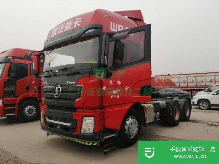 山東出售二手的德龍X3000雙驅國五500輕體牽引車