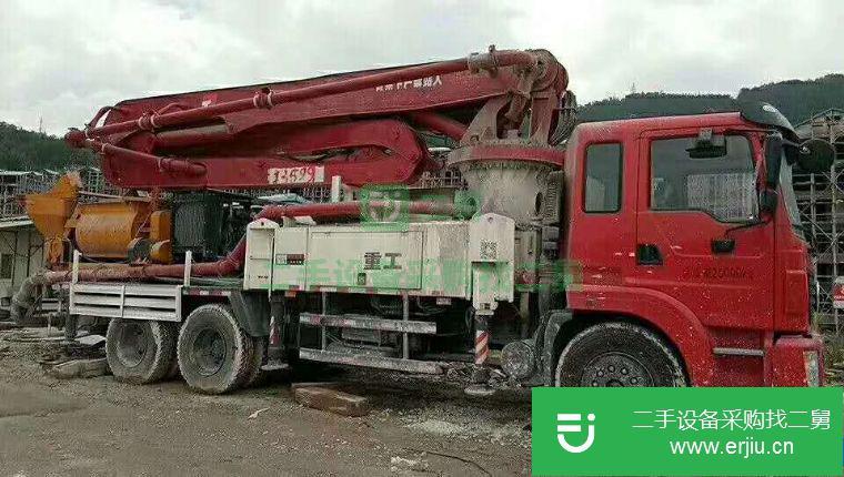 廣西出售二手4節臂攪拌泵車