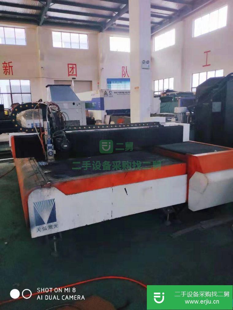 上海出售二手500瓦天弘光纖激光切割機