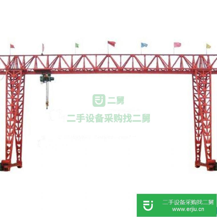 山東省出售二手6噸30米包廂式龍門吊