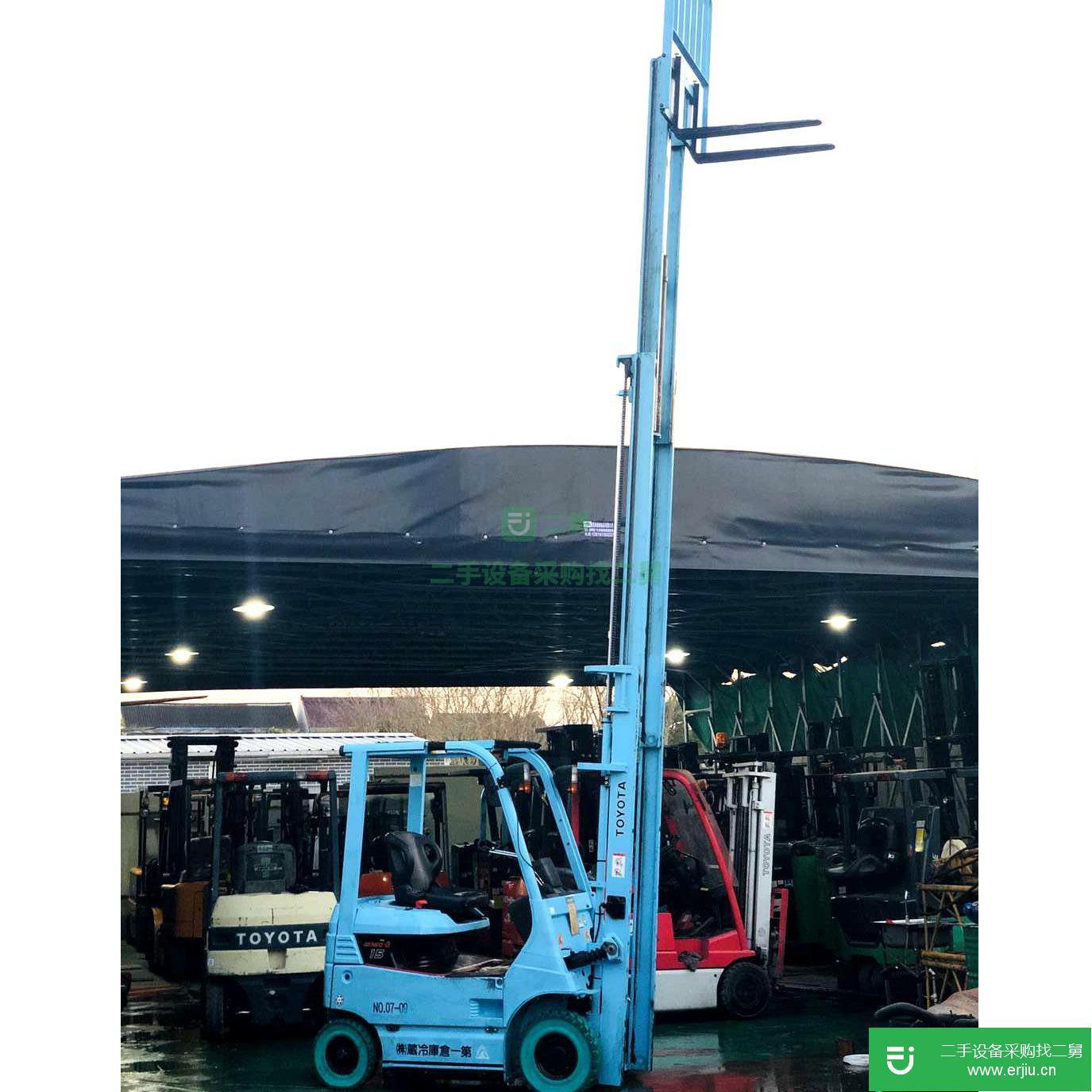 上海出售二手豐田7FB15平衡重式電動叉車