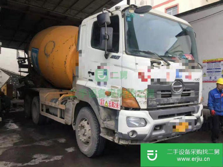 廣西出售二手12方日野攪拌車