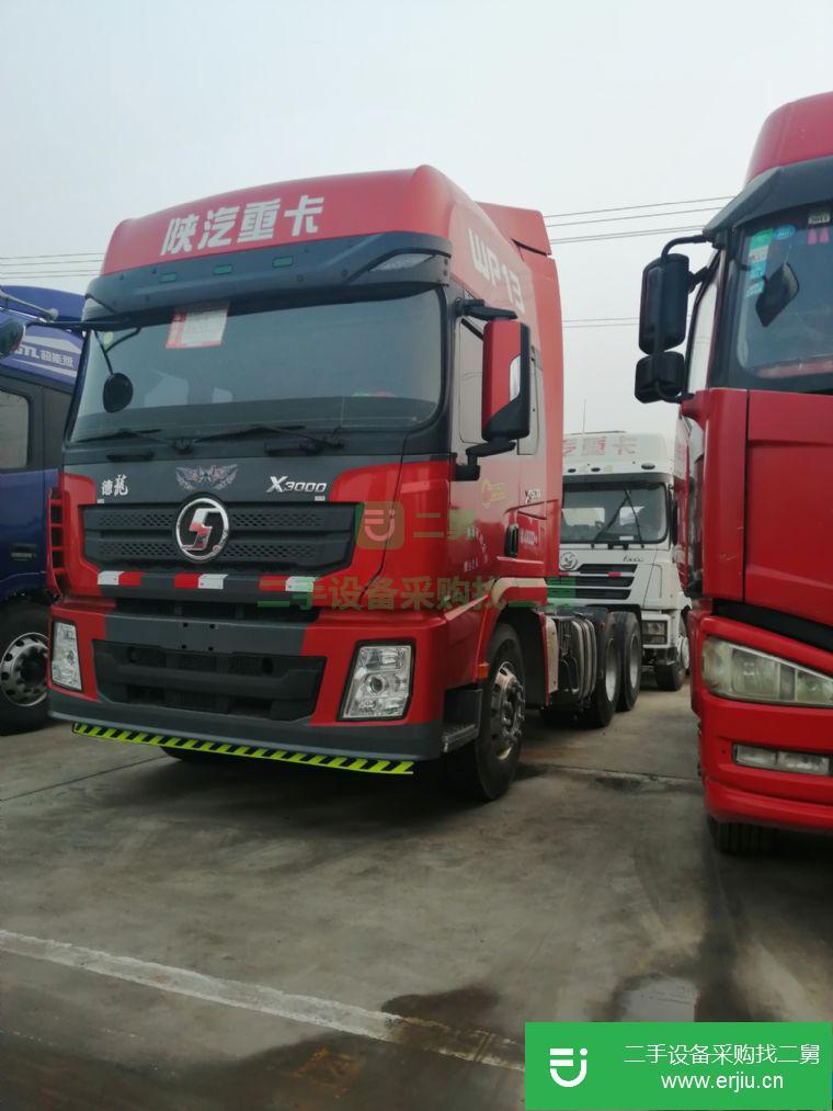 山東出售二手的德龍X3000雙驅國五500輕體牽引車
