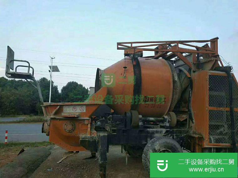 湖南出售二手拓沃攪拌拖泵一體機