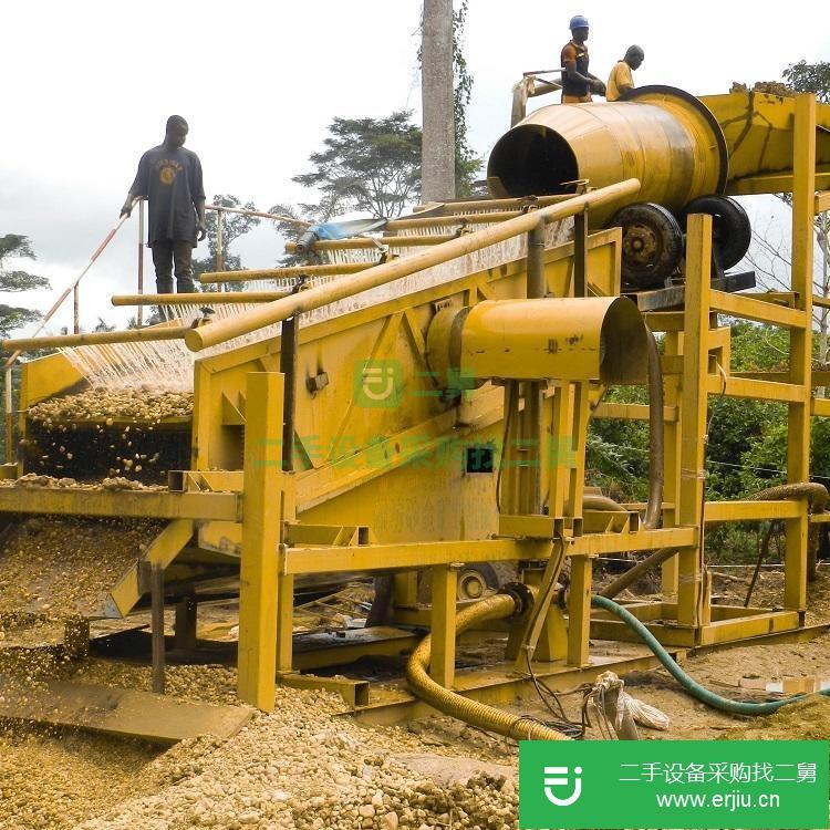 山東出售二手移動式沙金提取機