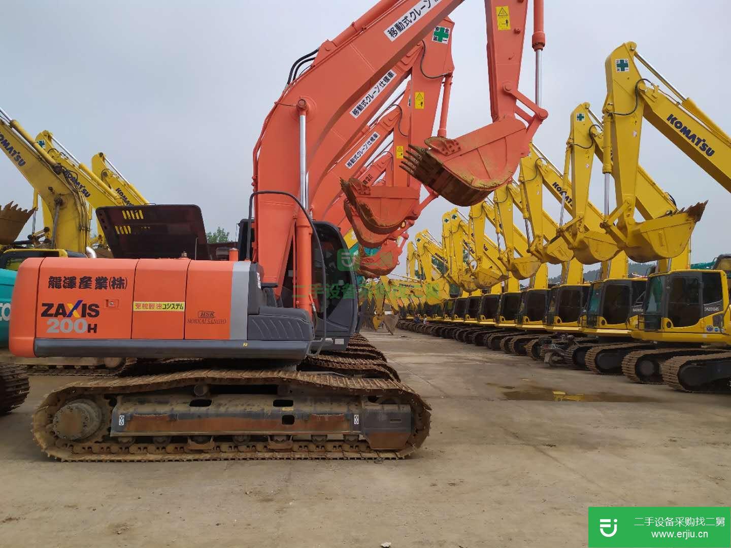 上海出售日立120二手挖掘機