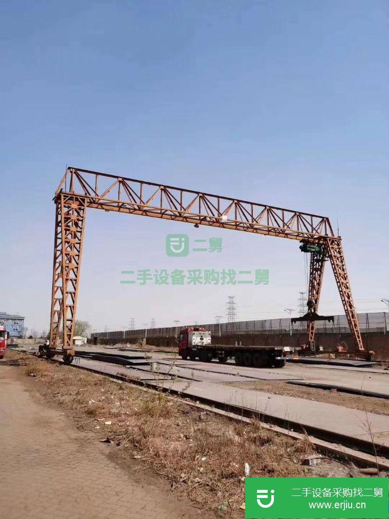山東省出售二手32噸跨度26米全花架龍門吊