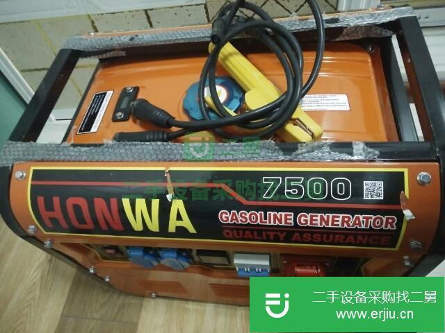 遼寧出售二手7500W汽油發電機