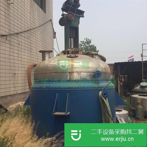 山東省出售二手不銹鋼反應釜