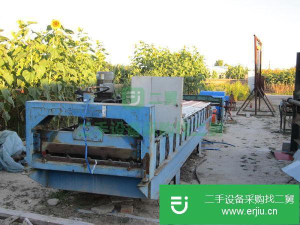 吉林出售二手彩鋼瓦壓瓦機