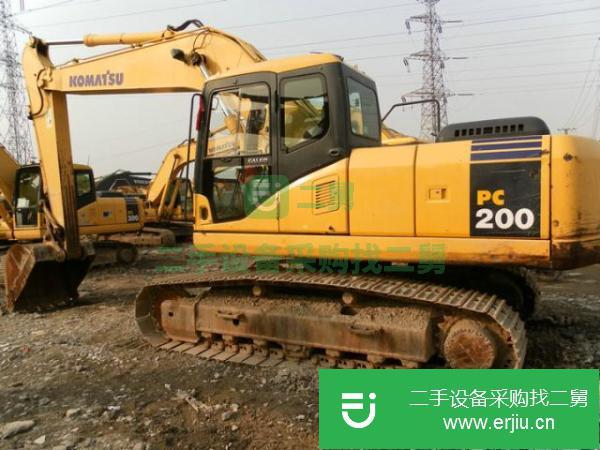 湖北出售二手小松200-7挖掘機