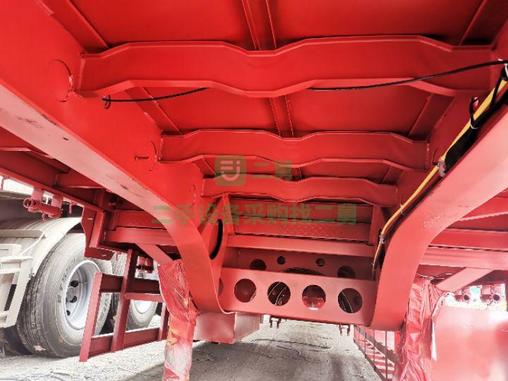 山東出售二手的13米高低板標箱半掛車