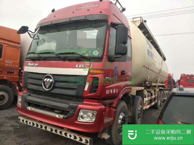 山東出售二手歐曼前四后八散裝水泥罐車