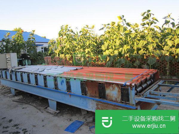 吉林出售二手彩鋼瓦壓瓦機
