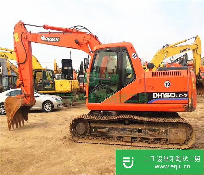 湖北出售二手斗山150挖掘機
