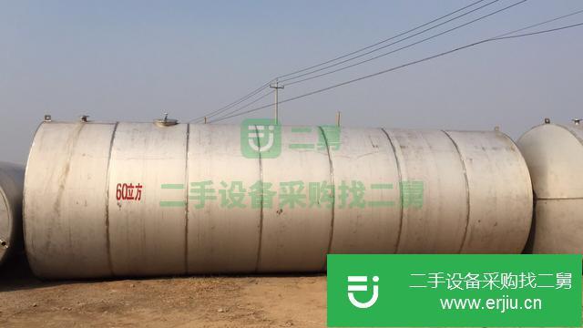 吉林出售二手白鋼儲(chǔ)罐
