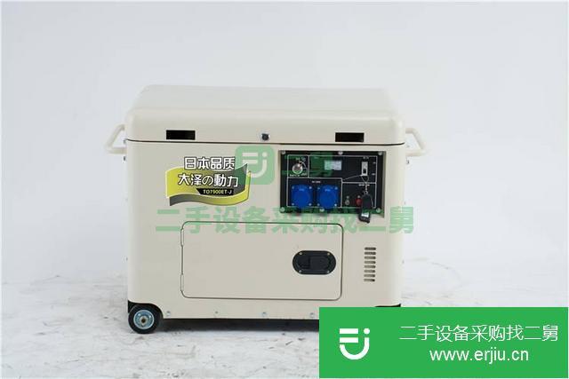 湖北出售二手7kw靜音柴油發電機