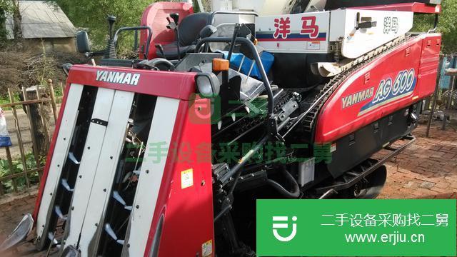 內蒙古出售二手半喂入式水稻收割機