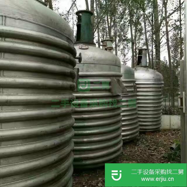 山東出售二手10噸開式反應釜