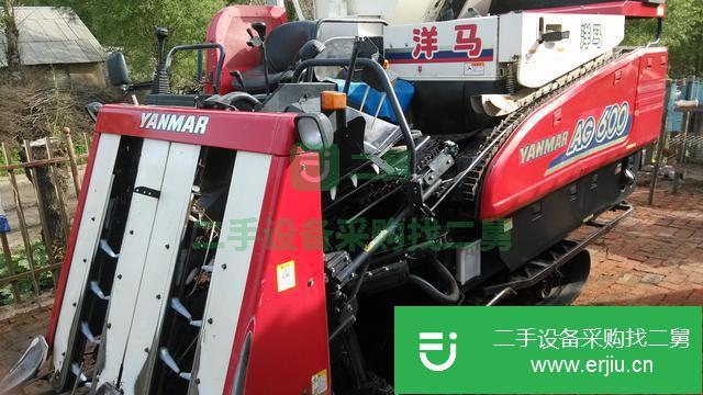 內蒙古出售二手半喂入式水稻收割機
