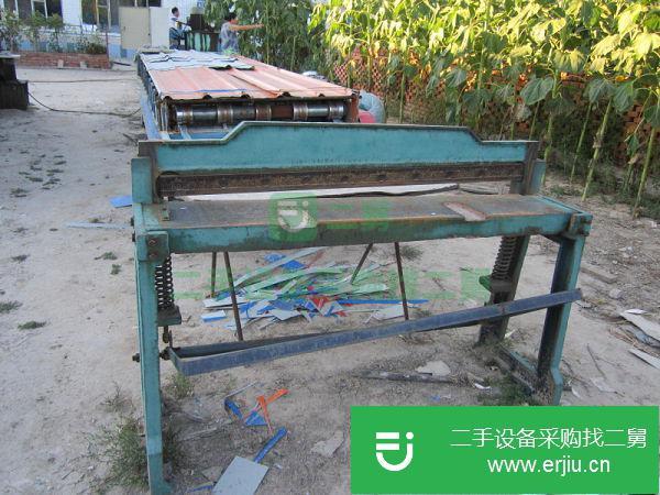 吉林出售二手彩鋼瓦壓瓦機