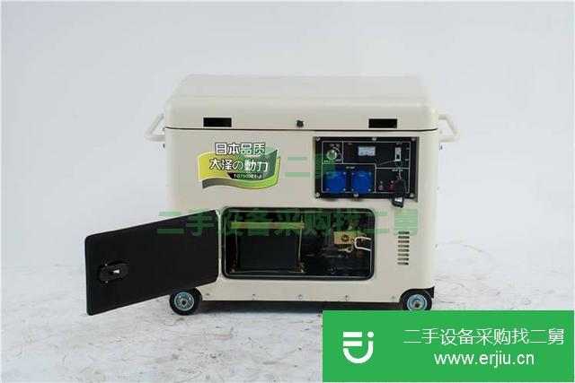 湖北出售二手7kw靜音柴油發電機