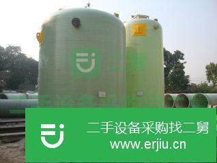 河北出售二手50立方立式臥式玻璃鋼儲罐
