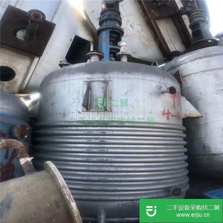山東出售二手10立方搪瓷反應釜