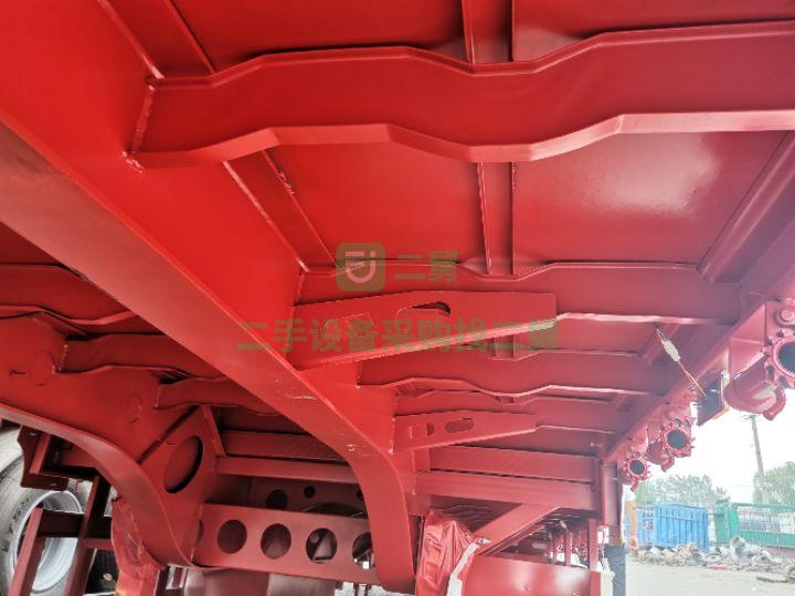山東出售二手的13米高低板標箱半掛車