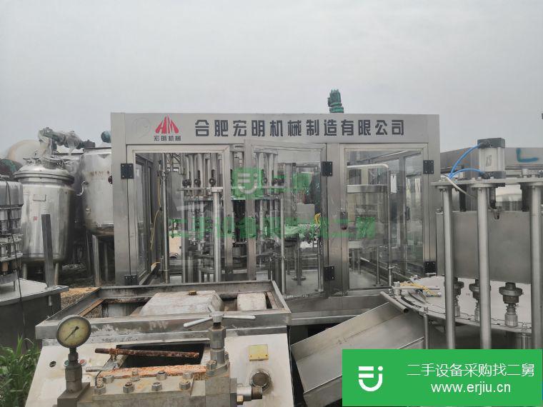 山東省出售二手三合一飲料灌裝機