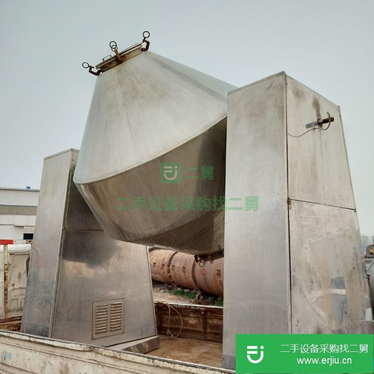 山東出售二手1000L-3000L搪瓷雙錐干燥機