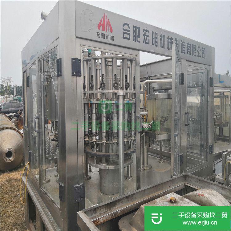 山東省出售二手礦泉水三合一灌裝機