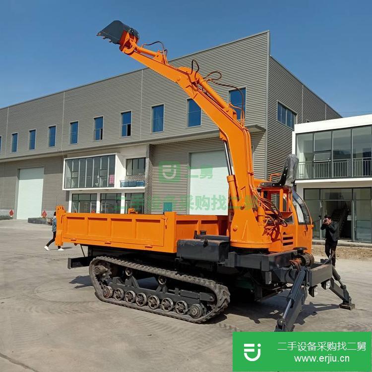 山東出售二手久邦185履帶式車載挖掘機