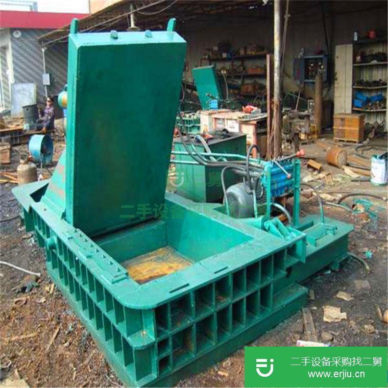 河南出售二手易拉罐油漆桶金屬壓塊機(jī)