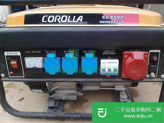 廣西出售二手卡羅拉6500發電機