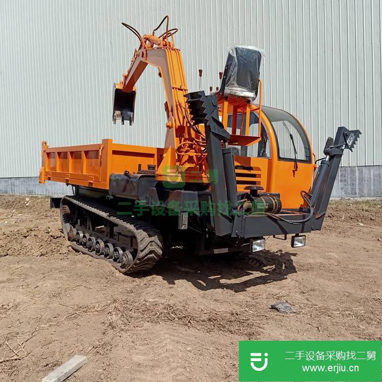 山東出售二手久邦185履帶式車載挖掘機