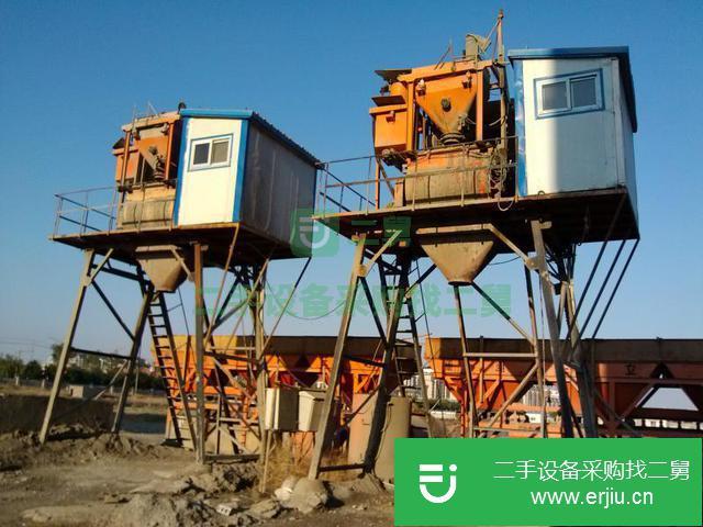寧夏出售二手JS750半自動高配置混凝土攪拌機