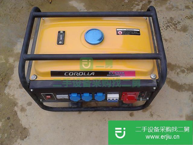 廣西出售二手卡羅拉6500發電機