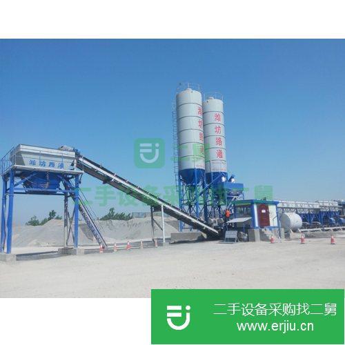 山東出售二手WCB400混凝土攪拌站