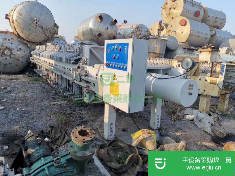 山東出售二手XZGM200自動(dòng)程控隔膜壓濾機(jī)