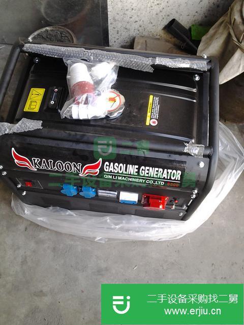 黑龍江出售二手德國(guó)KALOON汽油發(fā)電機(jī)6500