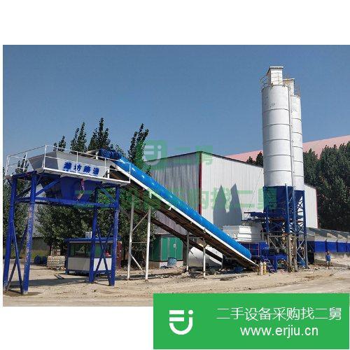 山東出售二手WCB400混凝土攪拌站