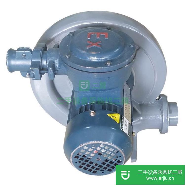廣東出售二手HXJSJ 7.5KW透浦式防爆中壓風(fēng)機(jī)