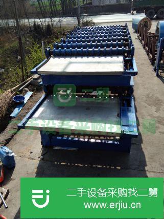 河南出售二手半自動彩鋼壓瓦機
