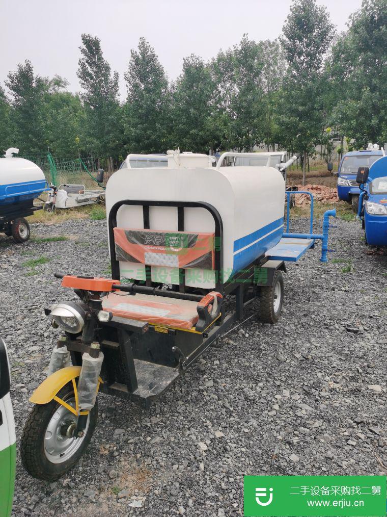 山東出售二手新能源電動(dòng)工程三輪小型霧炮灑水車