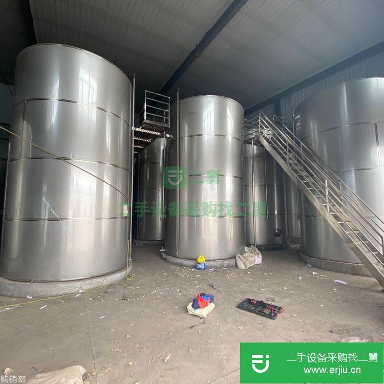 山東出售二手不銹鋼儲罐