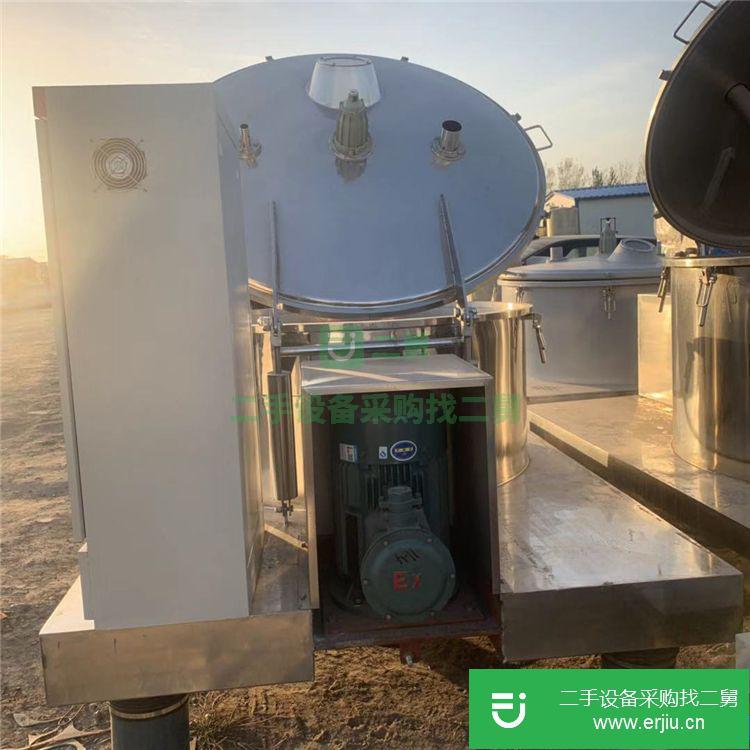 山東出售二手平板不銹鋼襯塑離心機